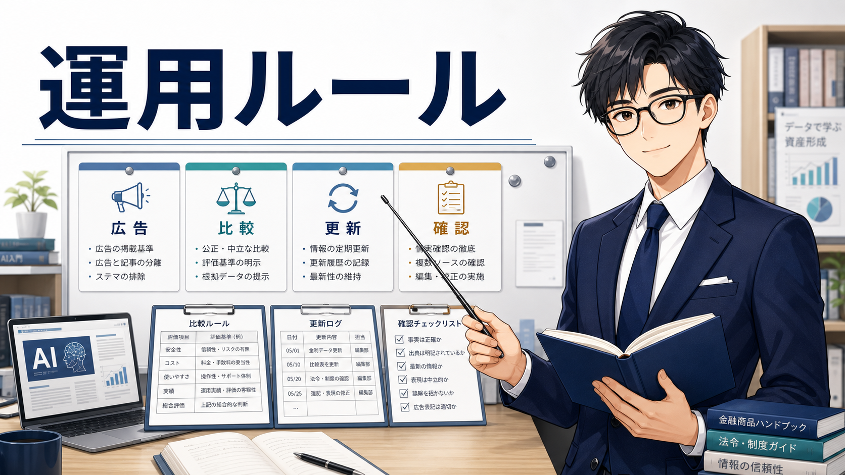 このメディアの約束と運用ルール｜広告・比較・更新情報をどう扱うか